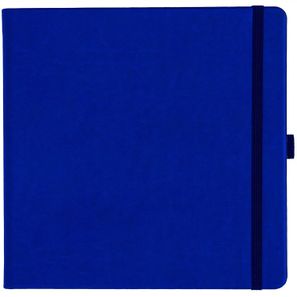Notizbuch Style Square im Format 17, 5x17, 5cm, Inhalt kariert, Einband Slinky in der Farbe Ultramarine