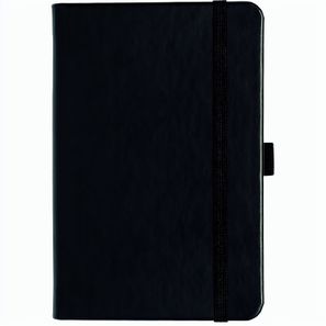 Notizbuch Style Small im Format 9x14cm, Inhalt kariert, Einband Slinky in der Farbe Black