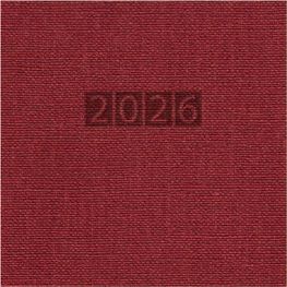 Wochenkalender "Business D" im Format 17,2 x 24 cm, deutsches Kalendarium Grau/Blau mit Leseband, 144 Seiten Fadenheftung, Eckenperforation, Einband Fashion burgund