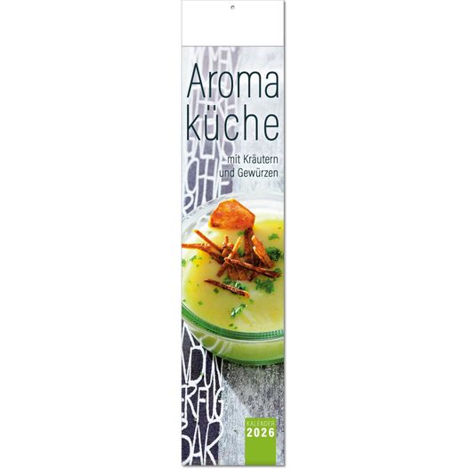 Produktabbildung Kalender "Aromaküche" im Format 11 x 50 cm, mit Fälzel Kalender "Aromaküche" im Format 11 x 50 cm, mit Fälzel (Bild 1)