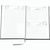 Buchkalender "Trend Chefkalender INT" im Format 14,5 x 20,5 cm, Kalendarium 4-sprachig D/F/I/GB Grau/Blau mit Leseband, 352 Seiten Fadenheftung, Eckenperforation, Einband Slinky rot (Bild 2)