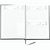 Buchkalender "Trend Chefkalender D" im Format 14,5 x 20,5 cm, deutsches Kalendarium Grau/Blau mit Leseband, 352 Seiten Fadenheftung, Eckenperforation, Einband Balacron dunkelblau (Bild 2)