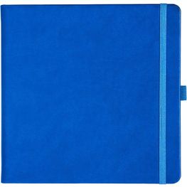 Notizbuch Style Square im Format 17, 5x17, 5cm, Inhalt kariert, Einband Slinky in der Farbe Azure