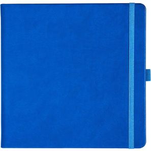 Notizbuch Style Square im Format 17, 5x17, 5cm, Inhalt kariert, Einband Slinky in der Farbe Azure