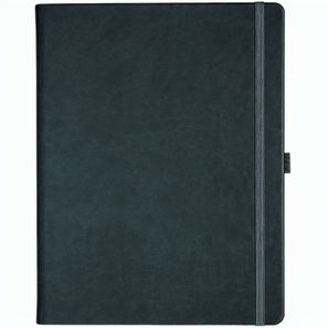 Notizbuch Style Large im Format 19x25cm, Inhalt kariert, Einband Slinky in der Farbe Dark Grey