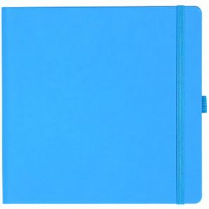 Notizbuch Style Square im Format 17, 5x17, 5cm, Inhalt kariert, Einband Fancy in der Farbe China Blue