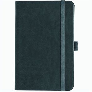 Notizbuch Style Small im Format 9x14cm, Inhalt kariert, Einband Slinky in der Farbe Dark Grey