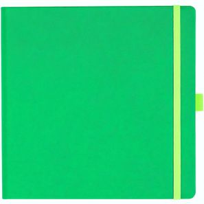 Notizbuch Style Square im Format 17, 5x17, 5cm, Inhalt kariert, Einband Fancy in der Farbe Laguna