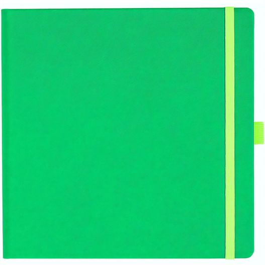 Notizbuch Style Square im Format 17, 5x17, 5cm, Inhalt kariert, Einband Fancy in der Farbe Laguna (Bild 1)