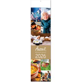 Kalender "Auszeit" im Format 13 x 53,5 cm, mit Fälzel