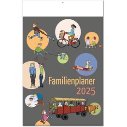 Produktabbildung Kalender "Familienplaner" im Format 24 x 37,5 cm, mit Fälzel Kalender "Familienplaner" im Format 24 x 37,5 cm, mit Fälzel