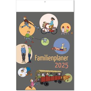 Kalender "Familienplaner" im Format 24 x 37,5 cm, mit Fälzel