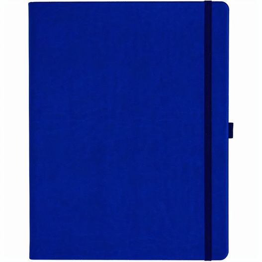 Notizbuch Style Large im Format 19x25cm, Inhalt kariert, Einband Slinky in der Farbe Ultramarine (Bild 1)