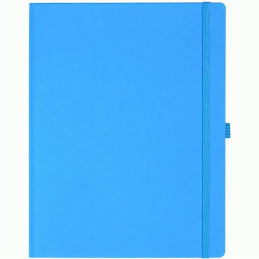 Notizbuch Style Large im Format 19x25cm, Inhalt kariert, Einband Fancy in der Farbe China Blue (Bild 1)
