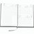 Buchkalender "Basic Chefkalender" im Format 14,5 x 20,5 cm, deutsches Kalendarium Grau mit Leseband, 320 Seiten Fadenheftung, Eckenperforation, Einband Balacron dunkelblau (Bild 2)