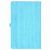 Notizbuch Style Medium im Format 13x21cm, Inhalt kariert, Einband Woody in der Farbe Sky (Bild 2)