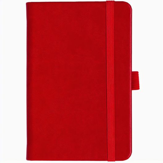 Notizbuch Style Small im Format 9x14cm, Inhalt kariert, Einband Slinky in der Farbe Scarlet (Bild 1)