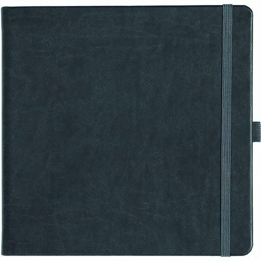 Produktabbildung Notizbuch Style Square im Format 17, 5x17, 5cm, Inhalt kariert, Einband Slinky in der Farbe Dark Grey Notizbuch Style Square im Format 17, 5x17, 5cm, Inhalt kariert, Einband Slinky in der Farbe Dark Grey (Bild 1)
