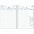 Wochenkalender "Klassik D Wire" im Format 14,5 x 20,5 cm, deutsches Kalendarium Grau/Blau, 144 Seiten, Wire-O-Bindung, mit Eckenperforation, Deckelpaar Fashion hellgrau