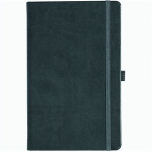 Notizbuch Style Medium im Format 13x21cm, Inhalt kariert, Einband Slinky in der Farbe Dark Grey