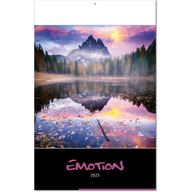 Kalender "Emotion" im Format 24 x 37,5 cm, mit Fälzel