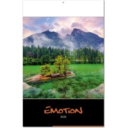Kalender "Emotion" im Format 24 x 37,5 cm, mit Fälzel