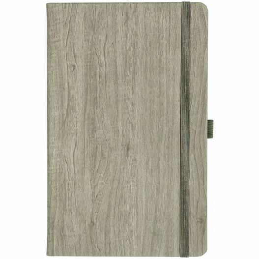 Produktabbildung Notizbuch Style Medium im Format 13x21cm, Inhalt kariert, Einband Woody in der Farbe Sludge Notizbuch Style Medium im Format 13x21cm, Inhalt kariert, Einband Woody in der Farbe Sludge (Bild 1)
