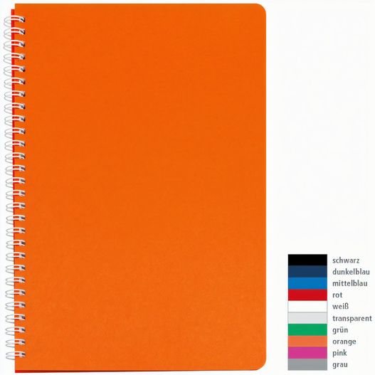 Produktabbildung Wochentimer 'Luxus' im Format 170 x 250 mm, 128 Seiten, oranger PP-Einband, Wire-O gebunden, deutsche Version, ohne Eckenperforation. FSC zertifiziert. Wochentimer 'Luxus' im Format 170 x 250 mm, 128 Seiten, oranger PP-Einband, Wire-O gebunden, deutsche Version, ohne Eckenperforation. FSC zertifiziert. (Bild 1)