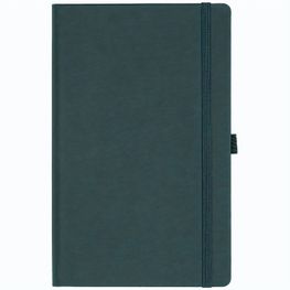 Notizbuch Style Medium im Format 13x21cm, Inhalt kariert, Einband Fancy in der Farbe Graphite