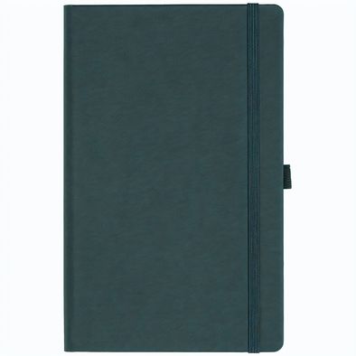 Notizbuch Style Medium im Format 13x21cm, Inhalt kariert, Einband Fancy in der Farbe Graphite