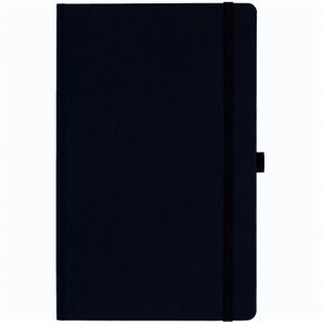 Notizbuch Style Medium im Format 13x21cm, Inhalt kariert, Einband Fancy in der Farbe Black