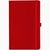 Notizbuch Style Medium im Format 13x21cm, Inhalt kariert, Einband Slinky in der Farbe Scarlet