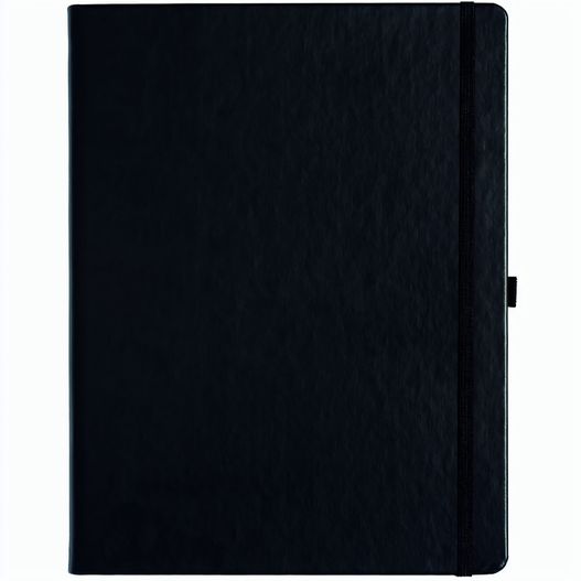 Notizbuch Style Large im Format 19x25cm, Inhalt kariert, Einband Slinky in der Farbe Black (Bild 1)