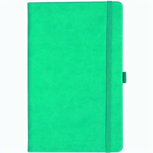 Produktabbildung Notizbuch Style Medium im Format 13x21cm, Inhalt kariert, Einband Slinky in der Farbe Turquoise Notizbuch Style Medium im Format 13x21cm, Inhalt kariert, Einband Slinky in der Farbe Turquoise (Bild 1)