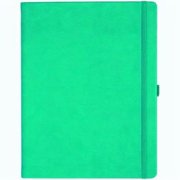 Notizbuch Style Large im Format 19x25cm, Inhalt kariert, Einband Slinky in der Farbe Turquoise