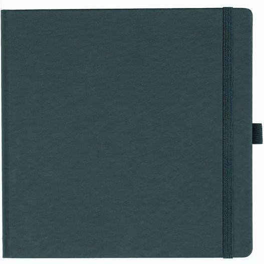 Notizbuch Style Square im Format 17, 5x17, 5cm, Inhalt kariert, Einband Fancy in der Farbe Graphite (Bild 1)