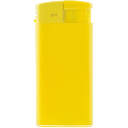 gelbes feuerzeug mit gelbem oberteil GO XL Matt Piezo Feuerzeug (Bild 1)