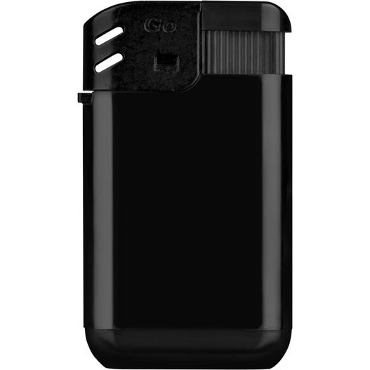 ein schwarzes handy mit schwarzem bildschirm GO Polo Piezo Feuerzeug (Bild 1)