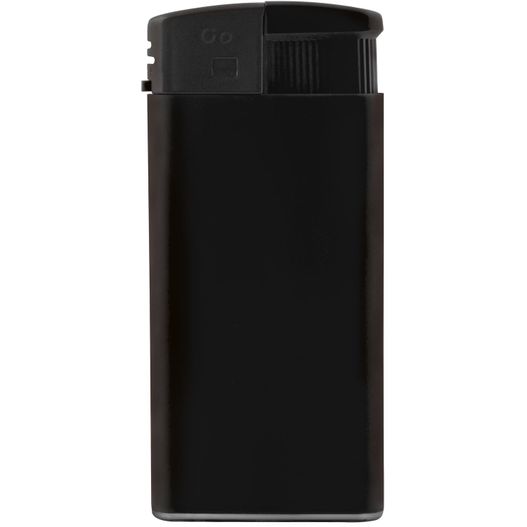 schwarzer leuchter mit schwarzem oberteil GO XL Matt Piezo Feuerzeug (Bild 1)