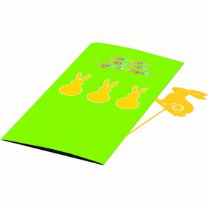 Osterkarte Hasen-Stecker