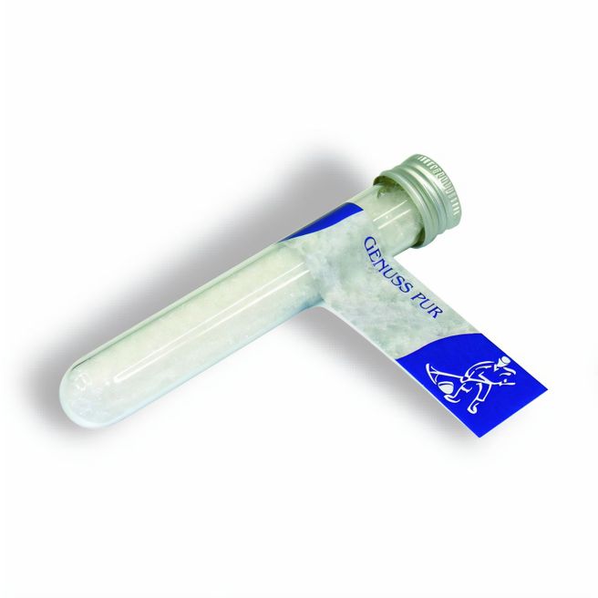 Reagenzglas Meersalz