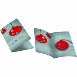 Produktabbildung Weihnachtskarte Weihnachtskugel Weihnachtskarte Weihnachtskugel