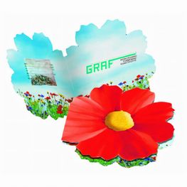 Klappkärtchen Blüte