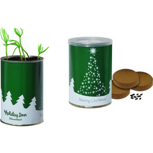 eine dose von cookies und eine dose von cookies Weihnachtsbaum-Dose (Bild 1)