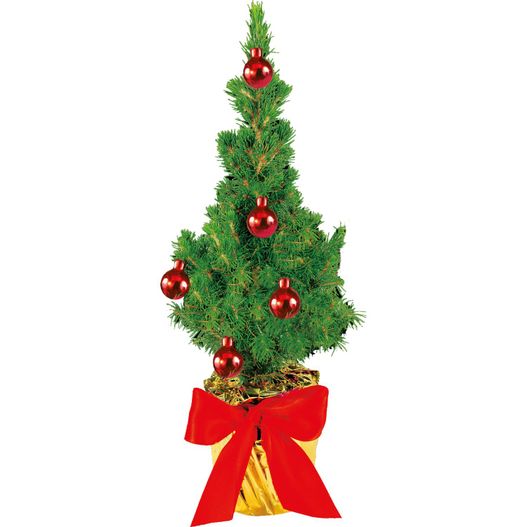 Festliches Bäumchen rot  20-30 cm (Bild 1)
