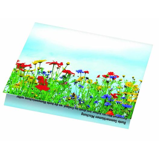 Klappkärtchen Blumenstrauß (Bild 1)