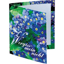Klappkärtchen Vergiss-mein-nicht