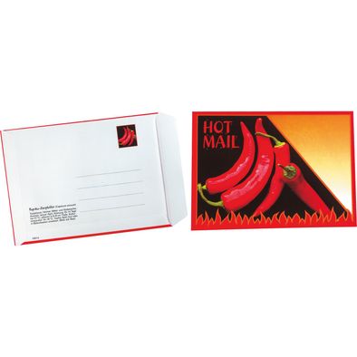 Produktabbildung Samen-Briefkarte Hot Mail 115 x 156 mm Samen-Briefkarte Hot Mail 115 x 156 mm