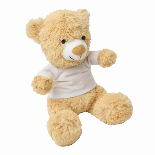 Plüsch-Bär ALEXANDER mit weißem T-Shirt (separat gepackt) (Bild 1)