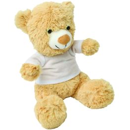 Plüsch-Bär mit weißem T-Shirt (separat gepackt)